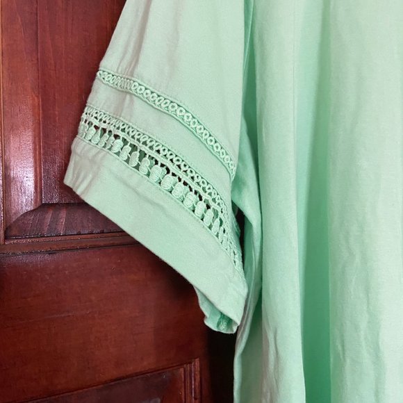 Lands' End shirt in mint green - Picture 4 of 5